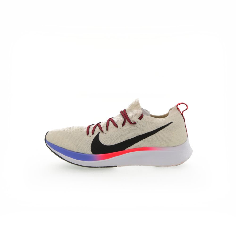 zoom fly flyknit cream black red  and  sapphire