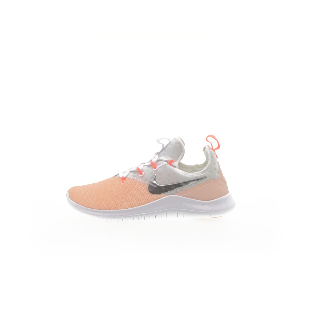 nike free tr8 white metallic silver