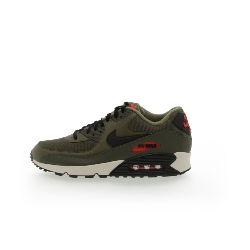 air max 90 medium olive black team orange