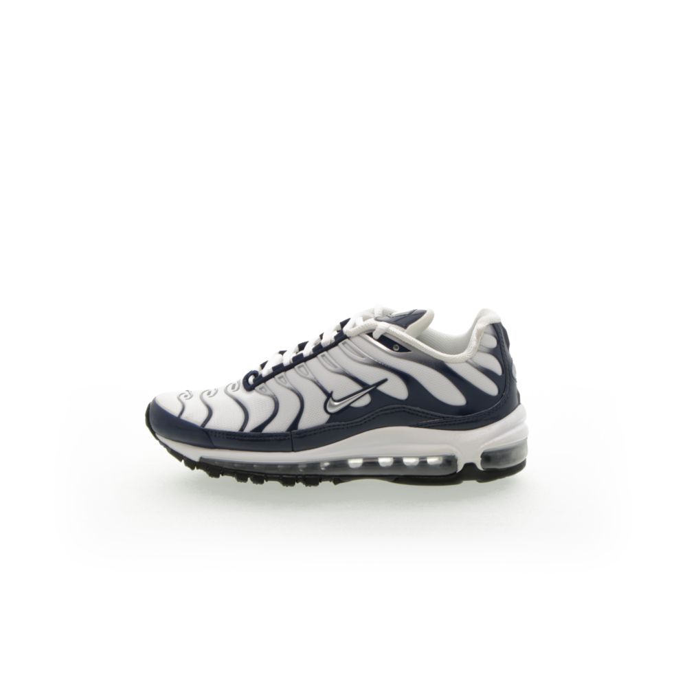 nike air max 97 plus white navy