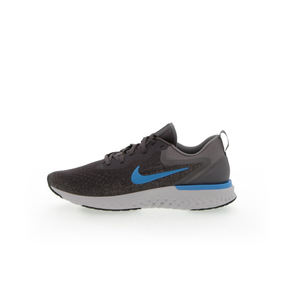 nike odyssey react black thunder grey