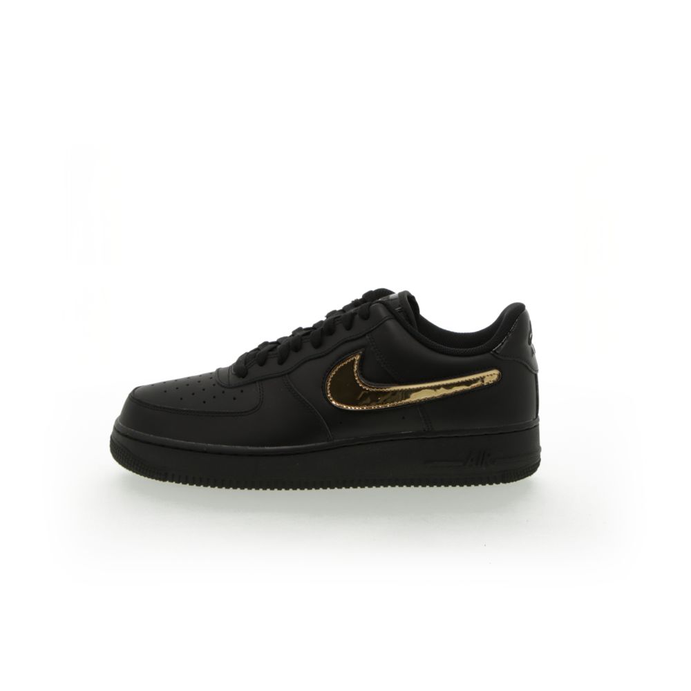 nike air force 1 low removable swoosh black