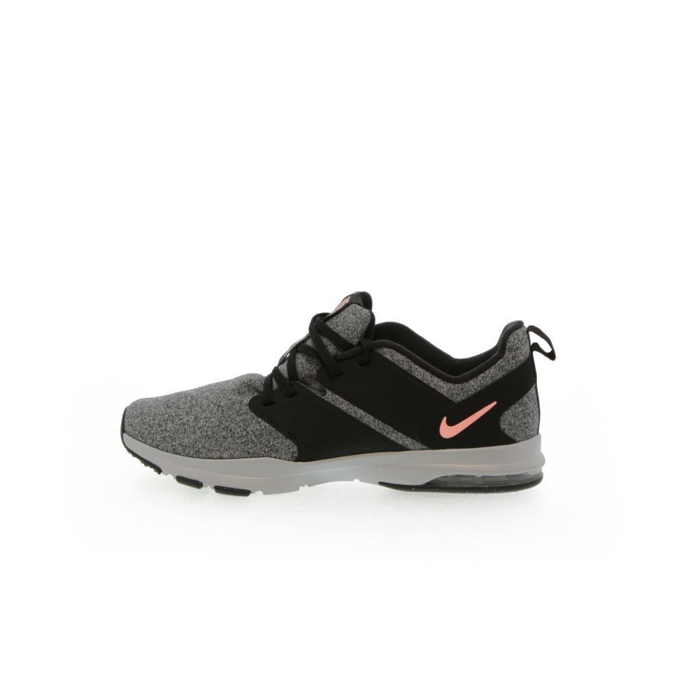 nike air bella tr black white gray pink