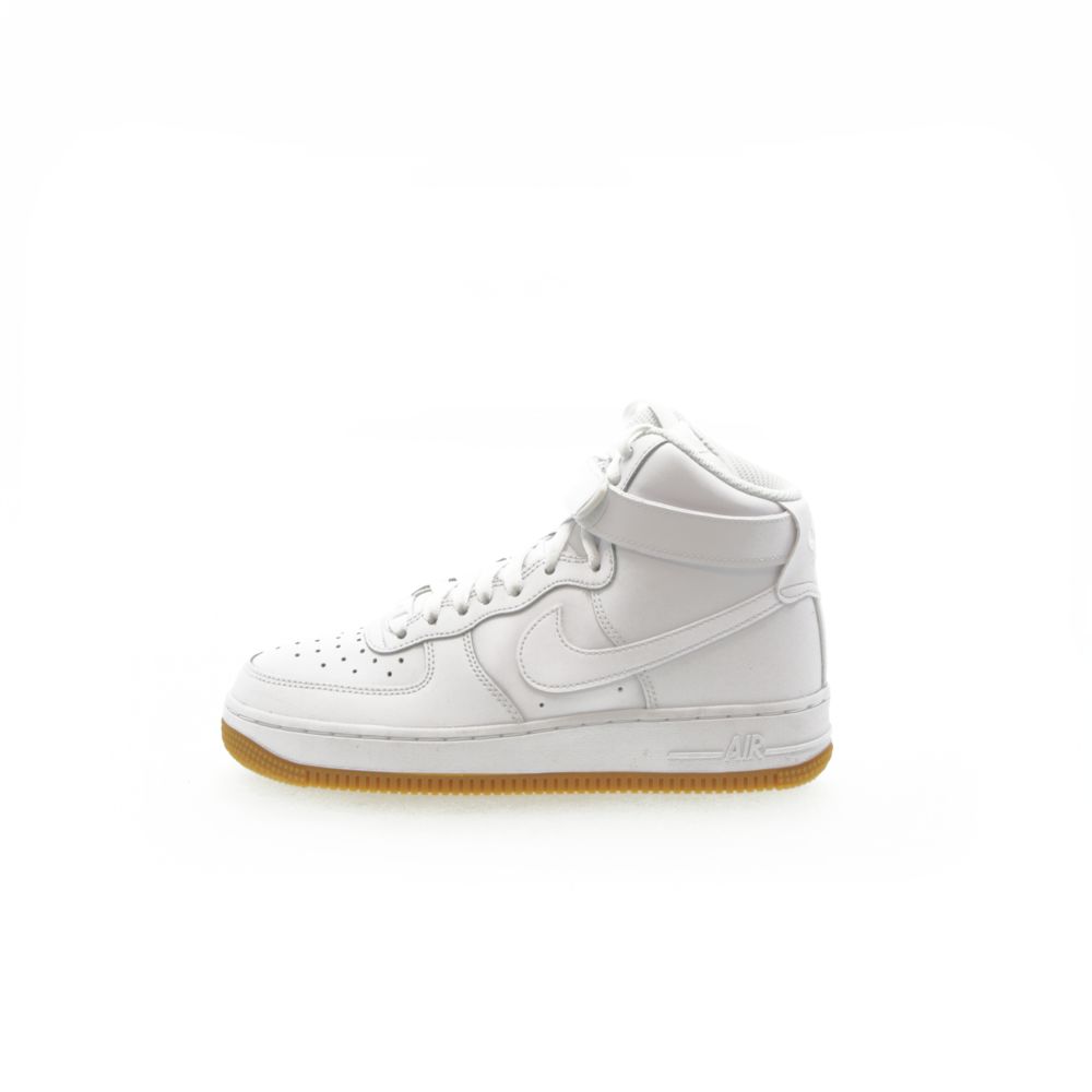 cream high top air force ones